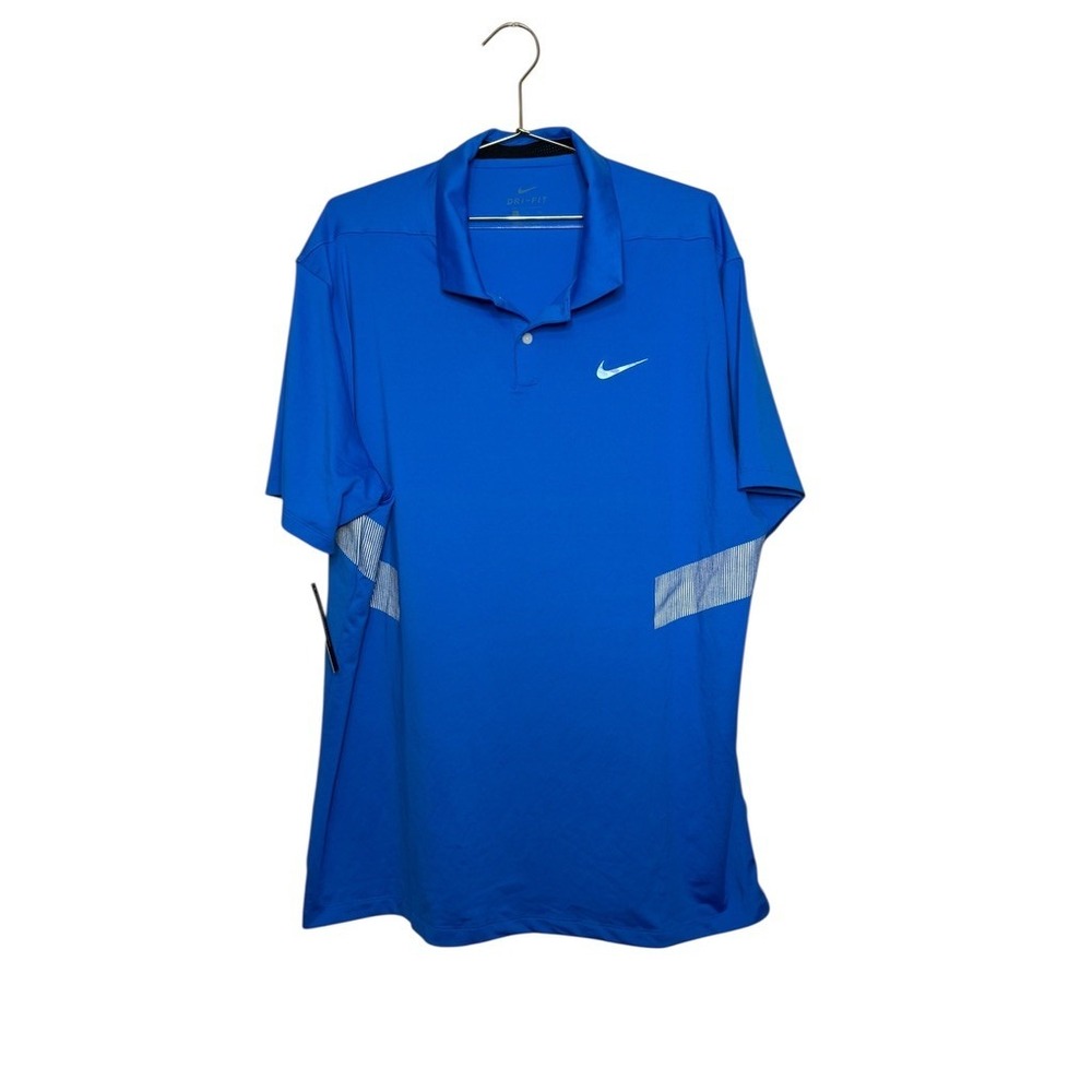 Nike Dri-FIT Men's Golf Polo Shirt Royal Blue Standard Fit‎ XL Activewear NWT